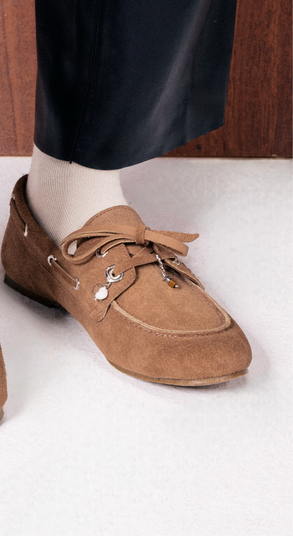 Mother of pearl charm(heart shape )