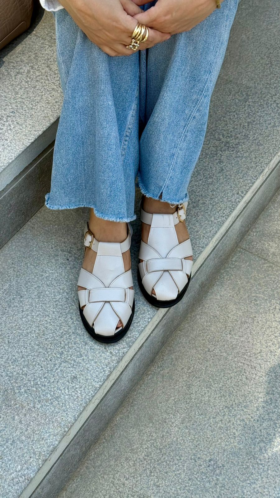 Orchid Fisherman Sandal OffWhite