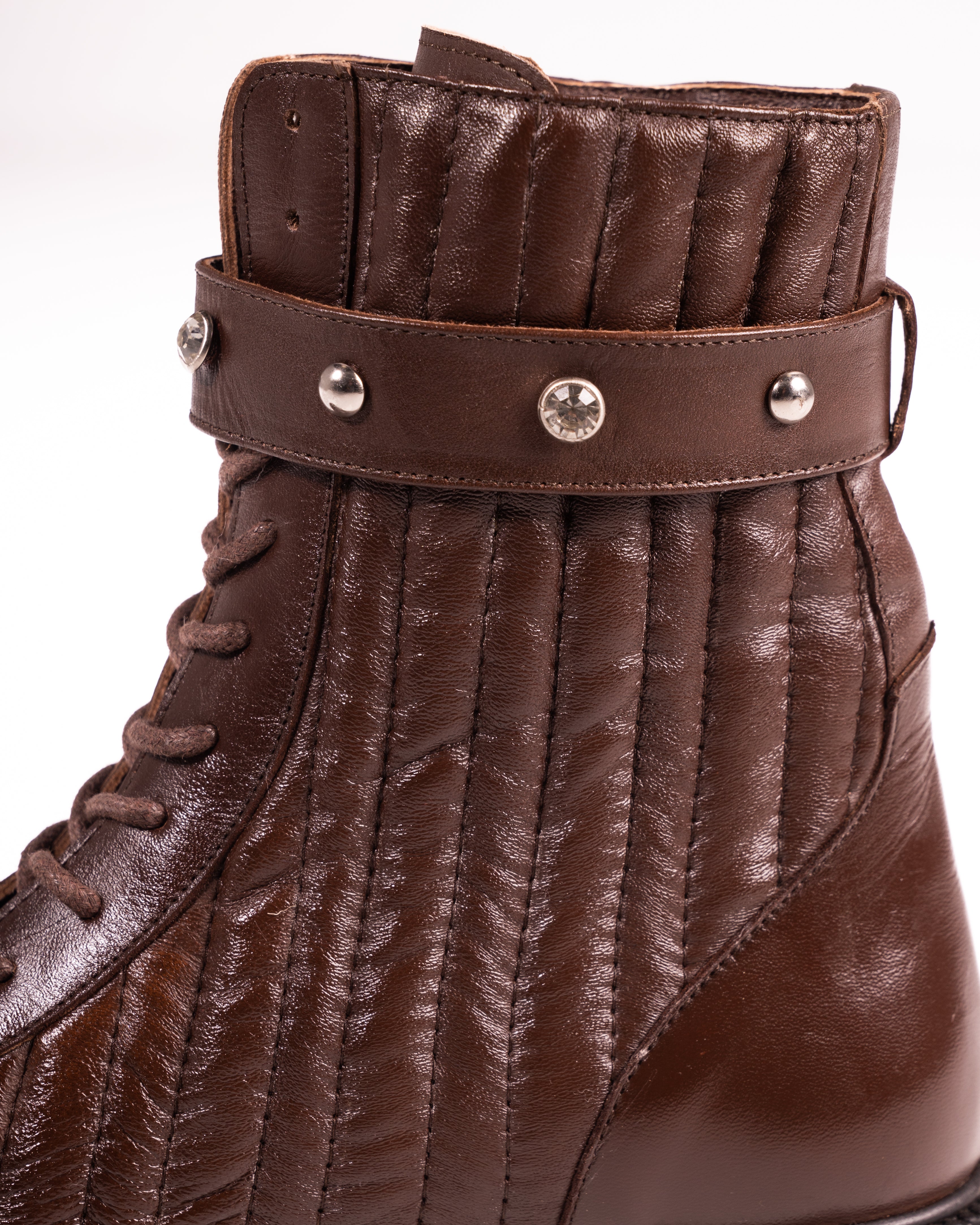 Stockholm Chunky Brown Boot