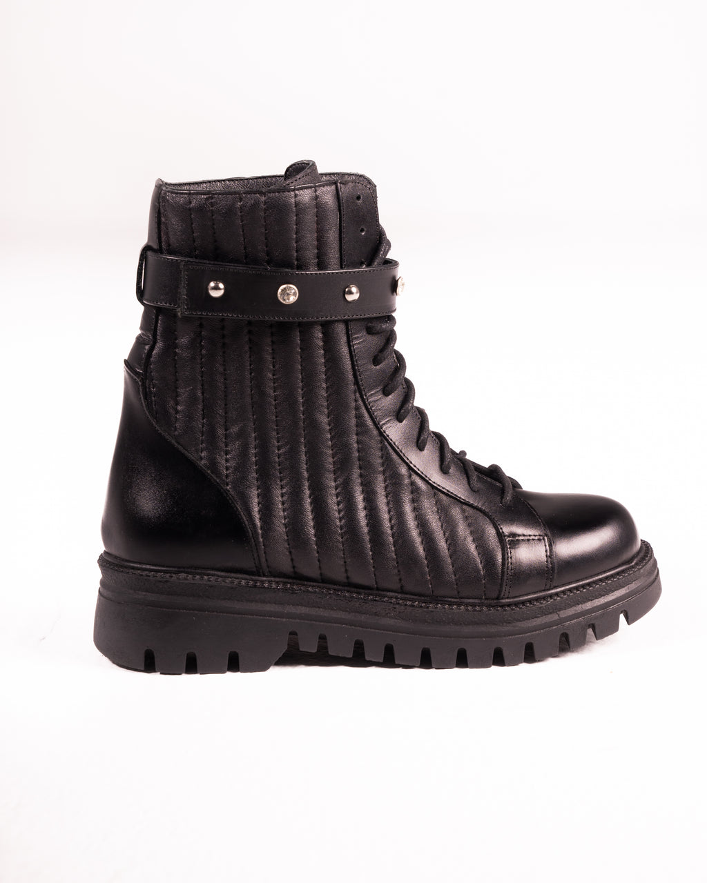 Stockholm Chunky Black Boot