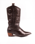 Dallas Studded Cowboy Brown Boot