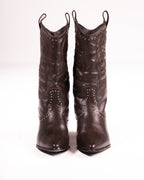 Dallas Studded Cowboy Brown Boot
