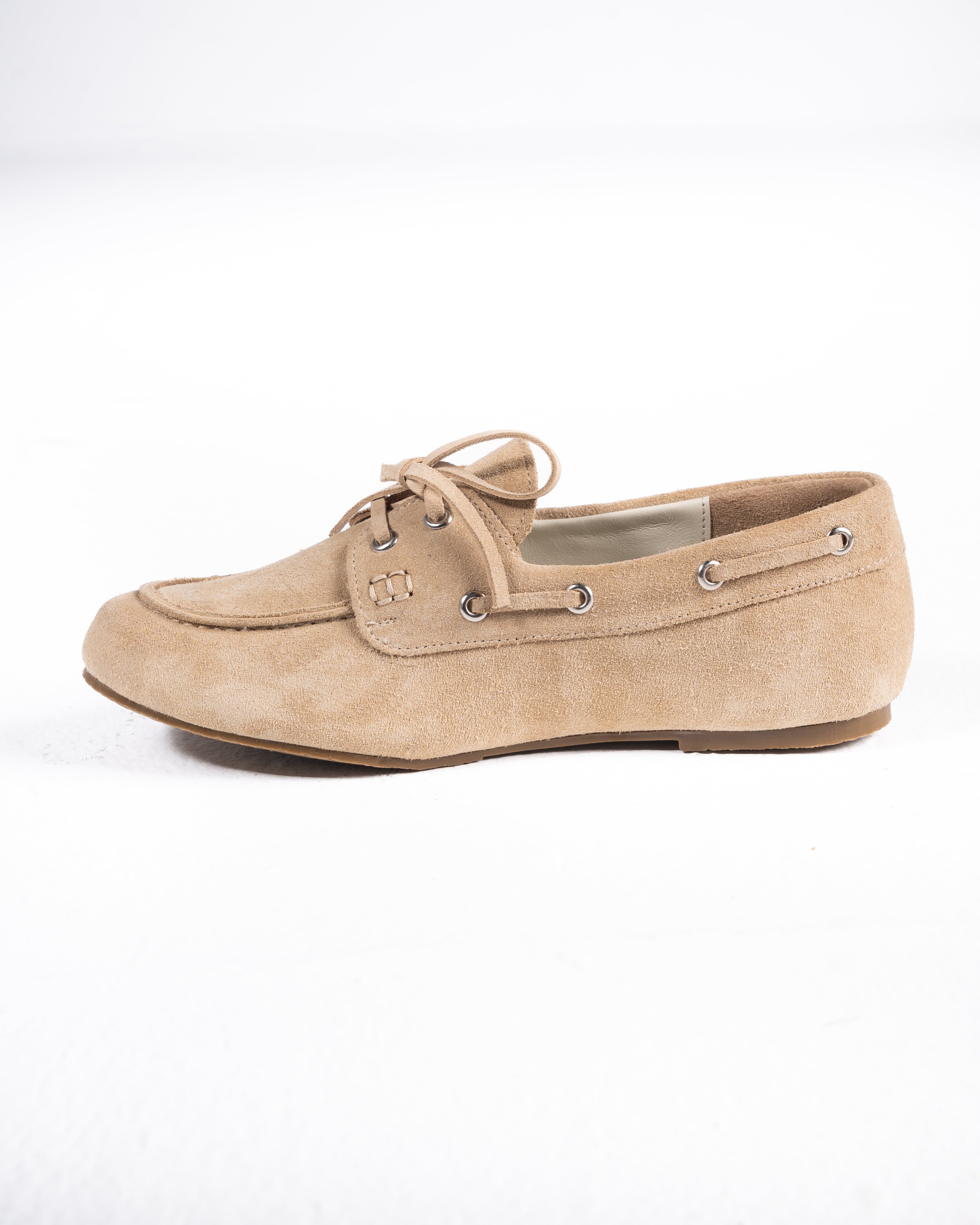 Paris Suede Beige Loafer