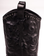 Dallas Studded Cowboy Black Boot