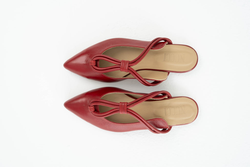 Camelia Mule Red