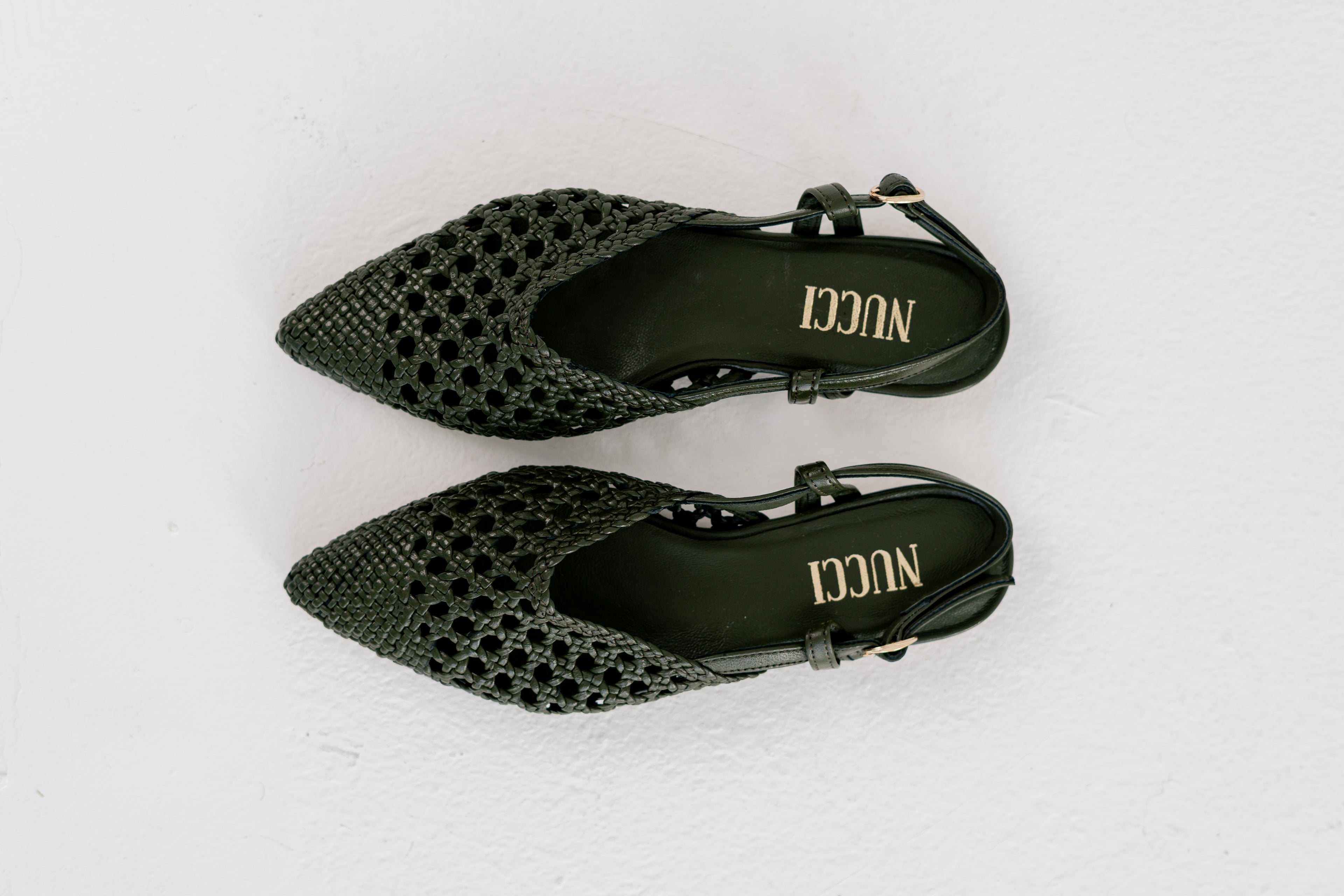 Rosa Slingback Sandals Olive