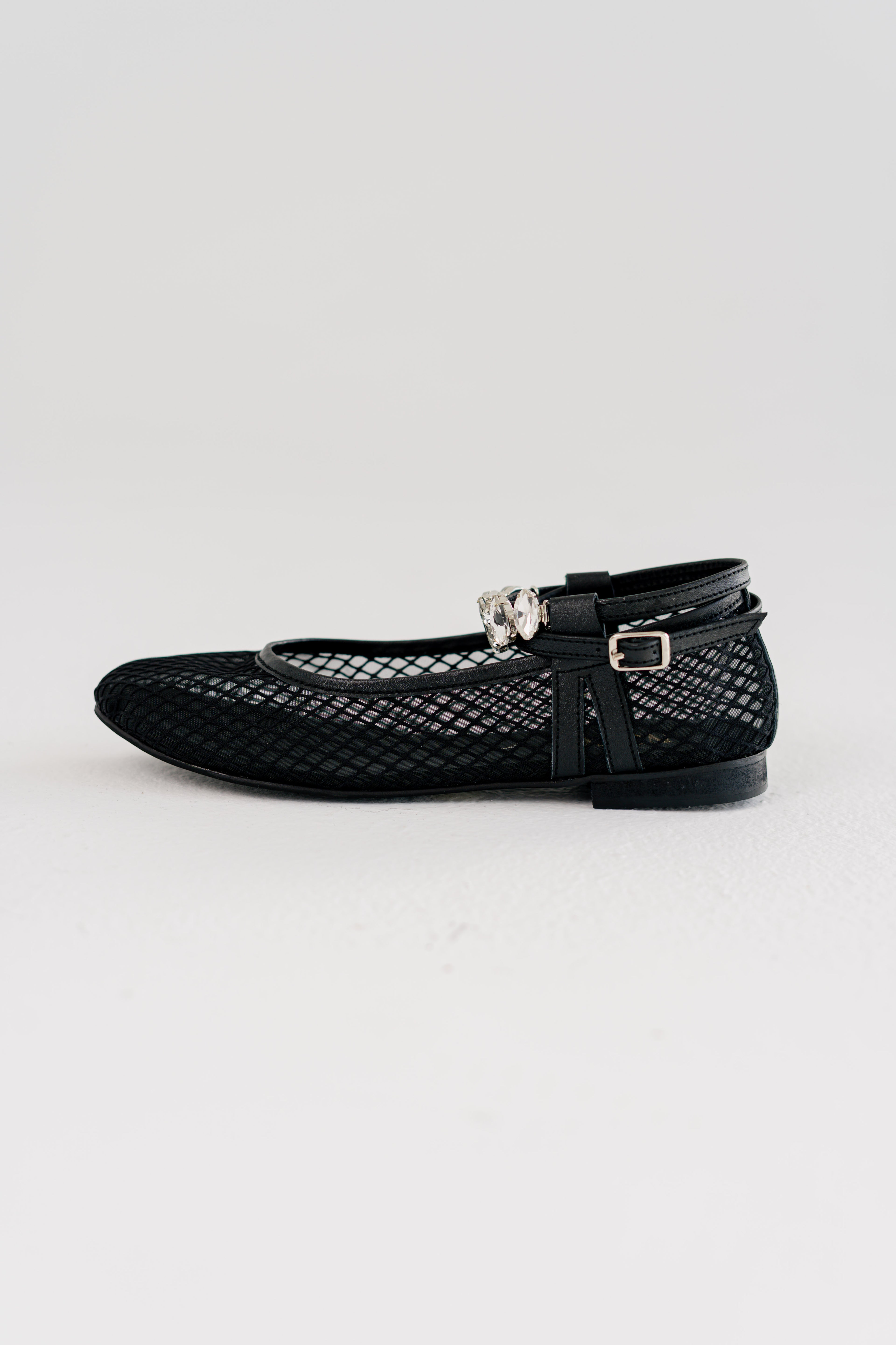 Luna Mesh Ballerina Black
