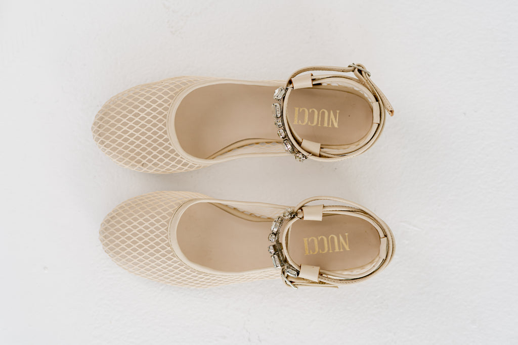 Luna Mesh Ballerina Beige