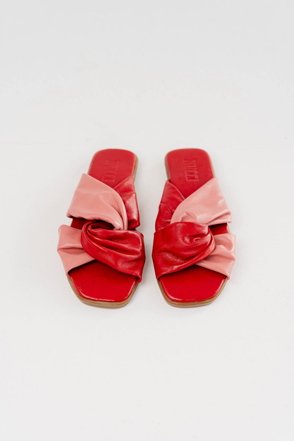 Fiore Cross Slipper Red