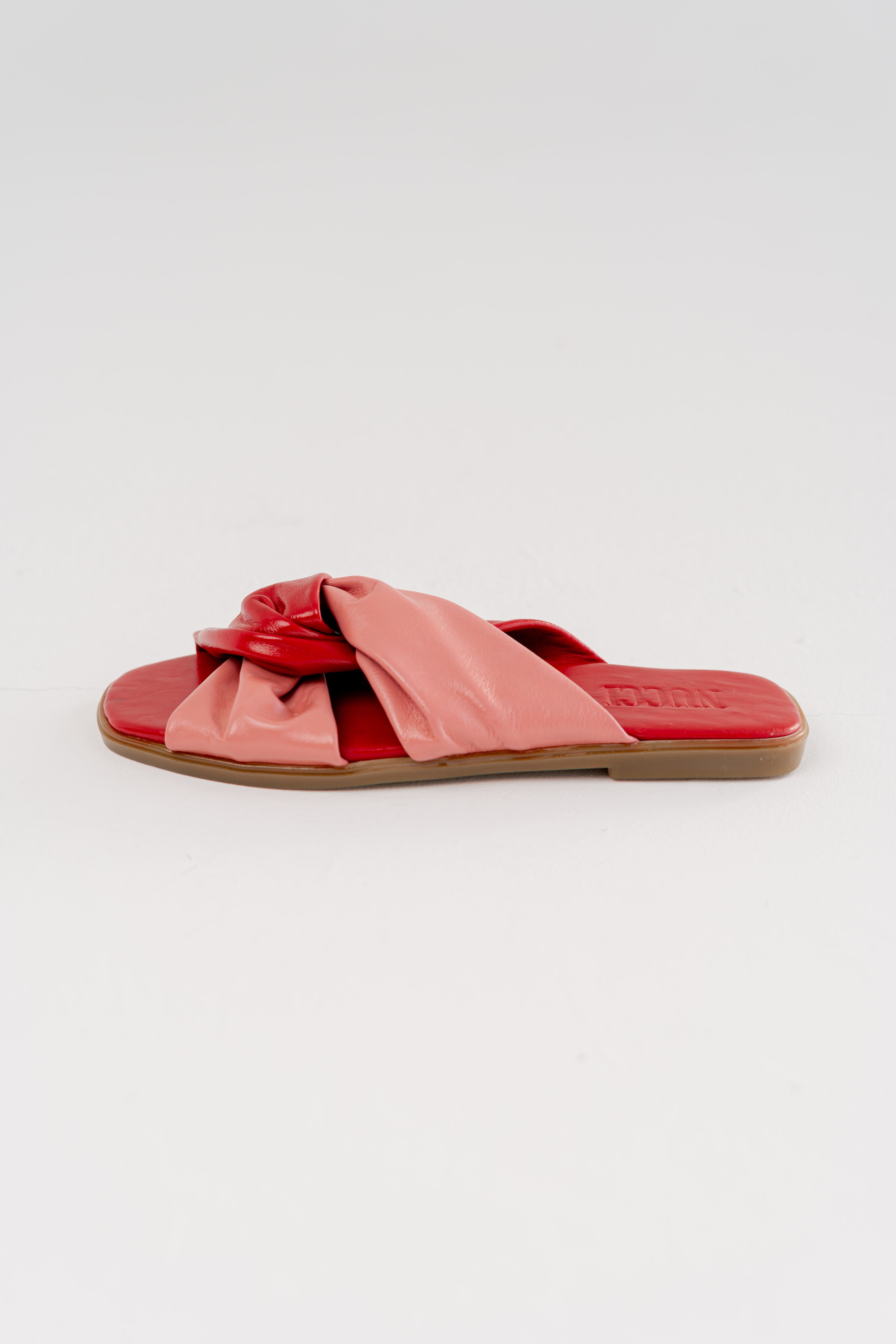 Fiore Cross Slipper Red