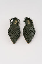 Rosa Slingback Sandals Olive