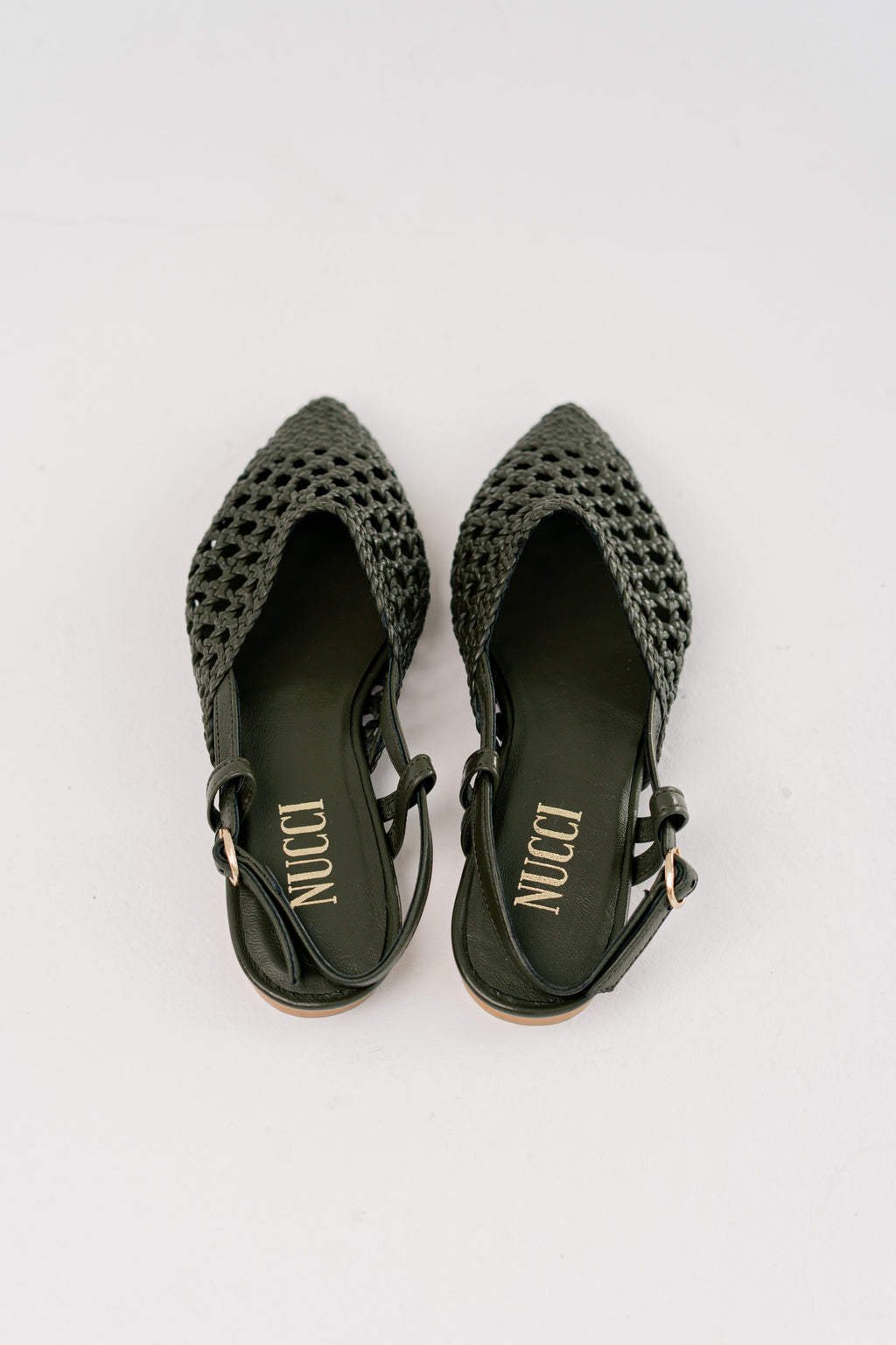 Rosa Slingback Sandals Olive