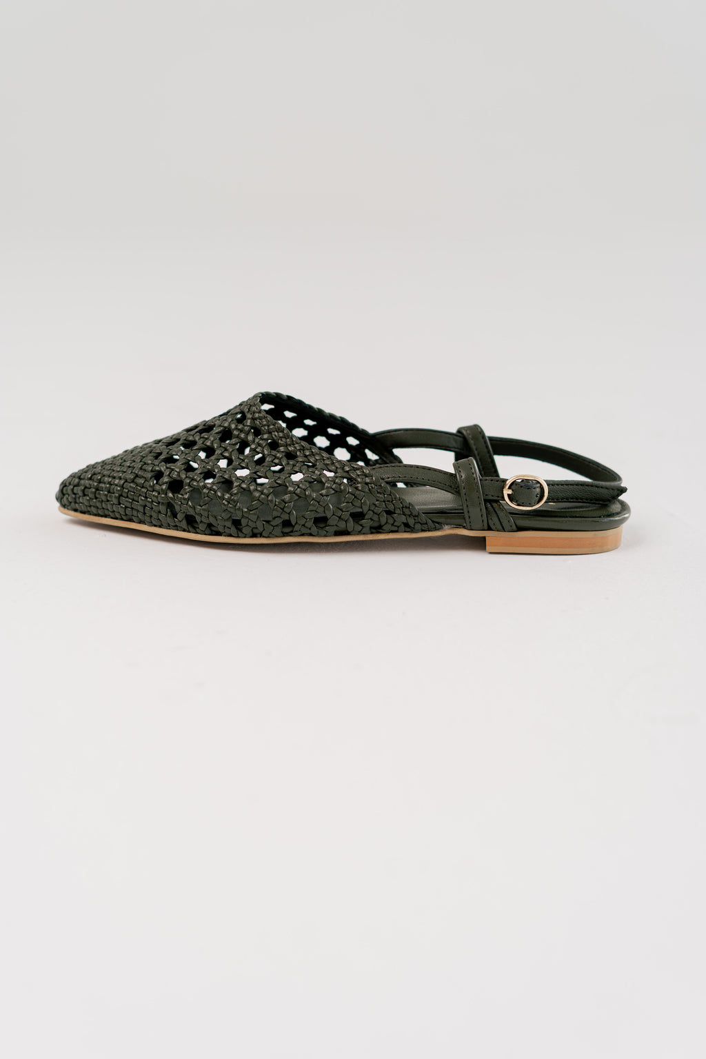 Rosa Slingback Sandals Olive