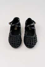 Viola Woven Ballerina Black