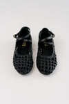 Viola Woven Ballerina Black