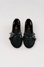 Lily lace Ballerina Black