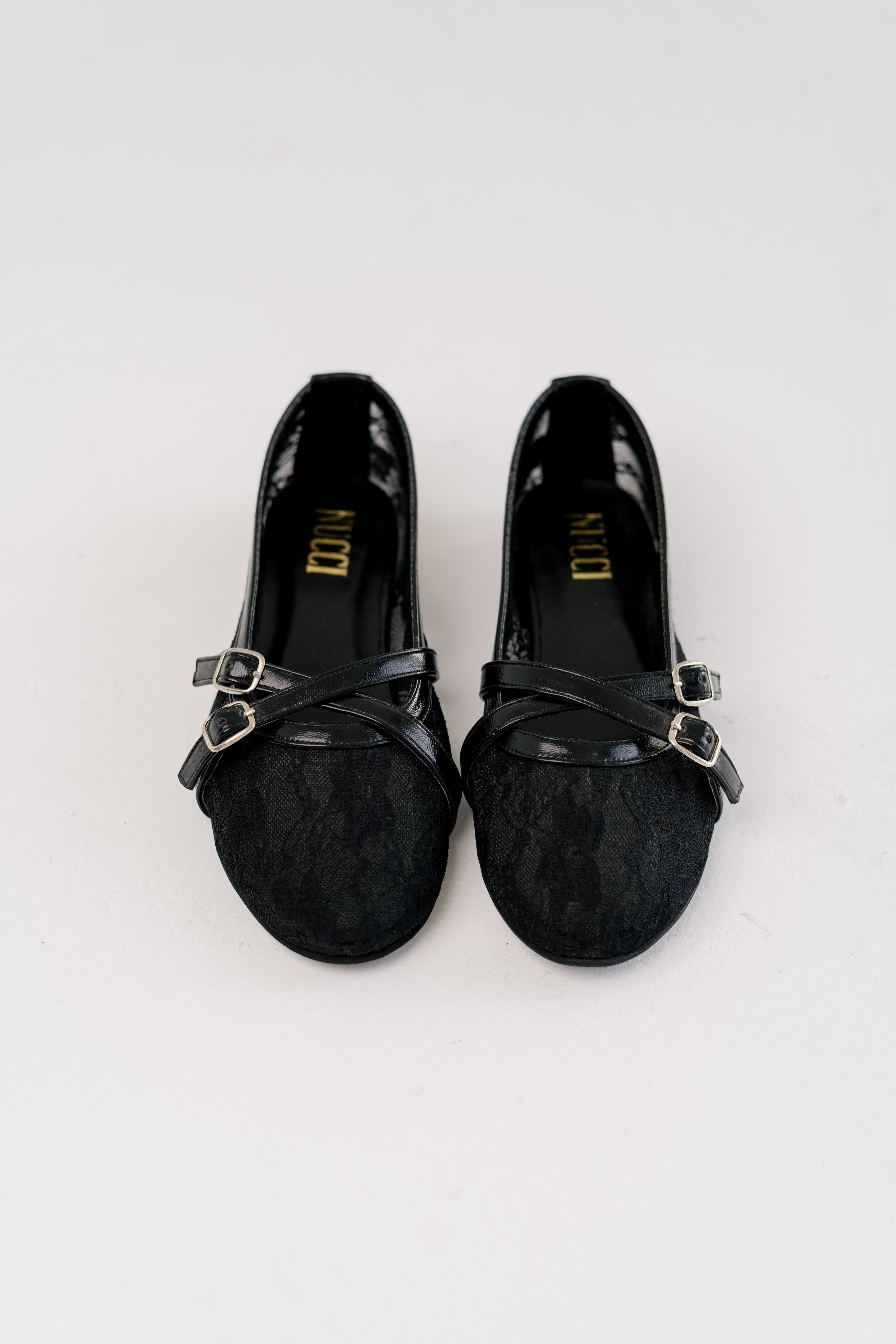 Lily lace Ballerina Black