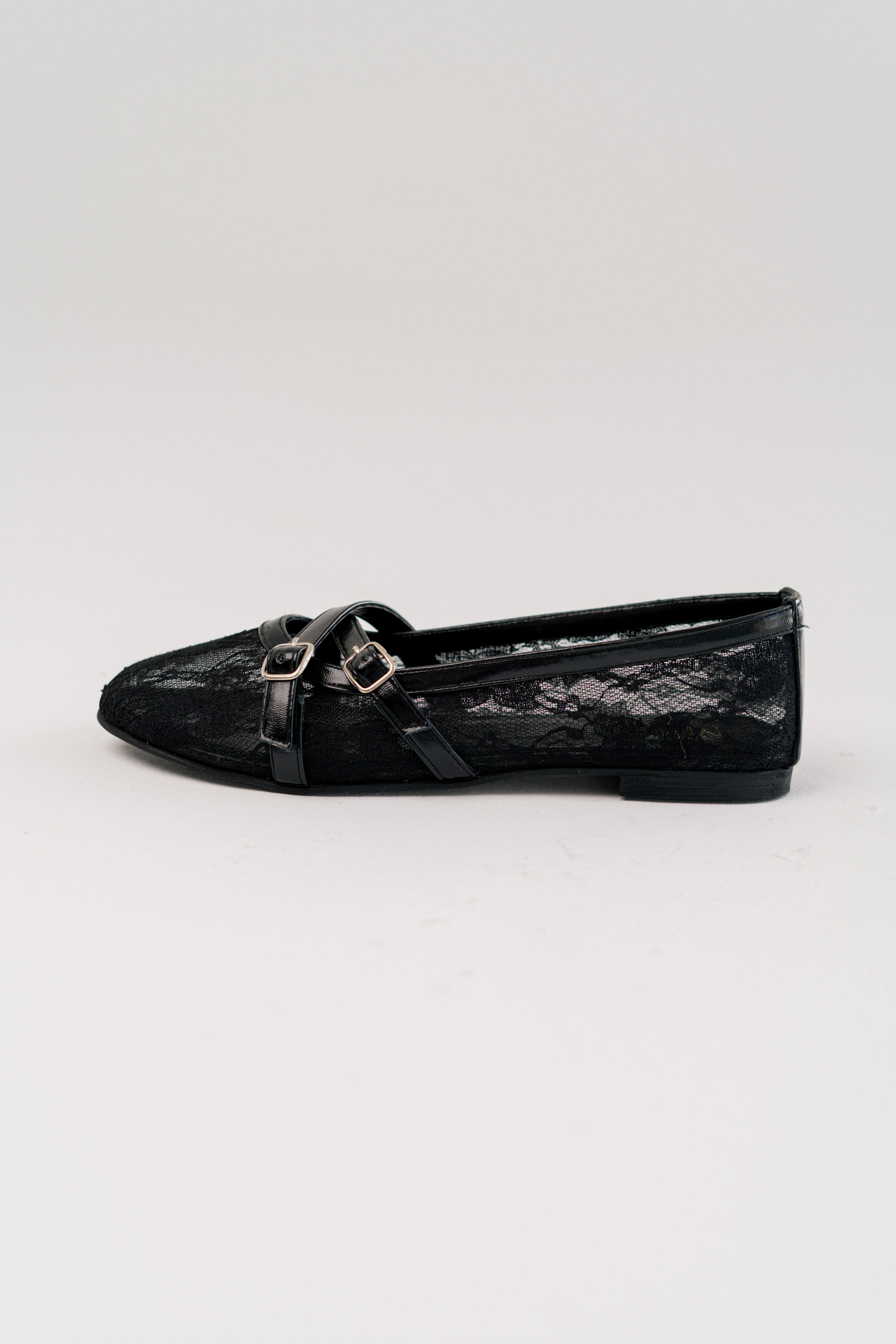 Lily lace Ballerina Black