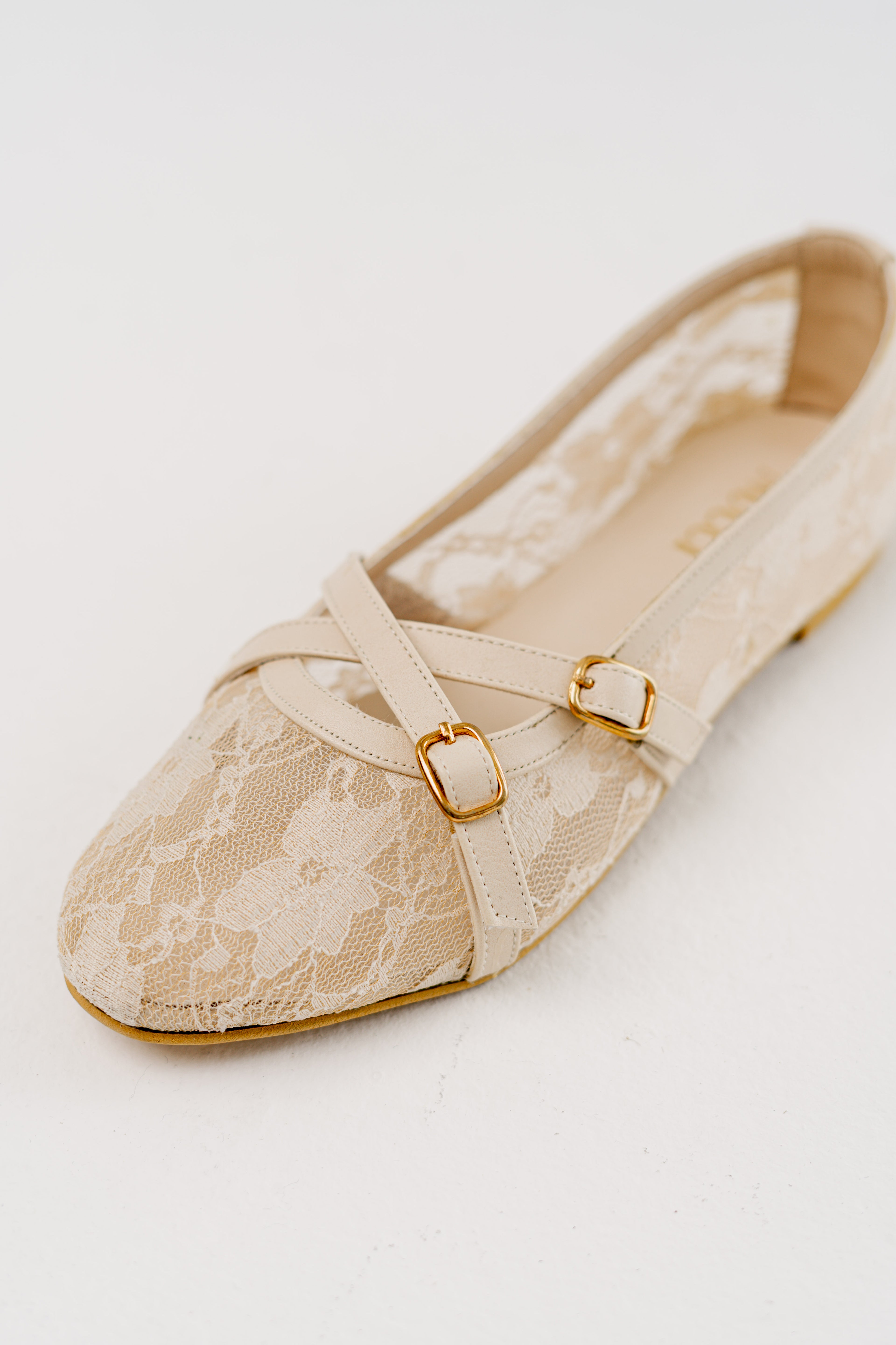 Lily lace Ballerina Beige