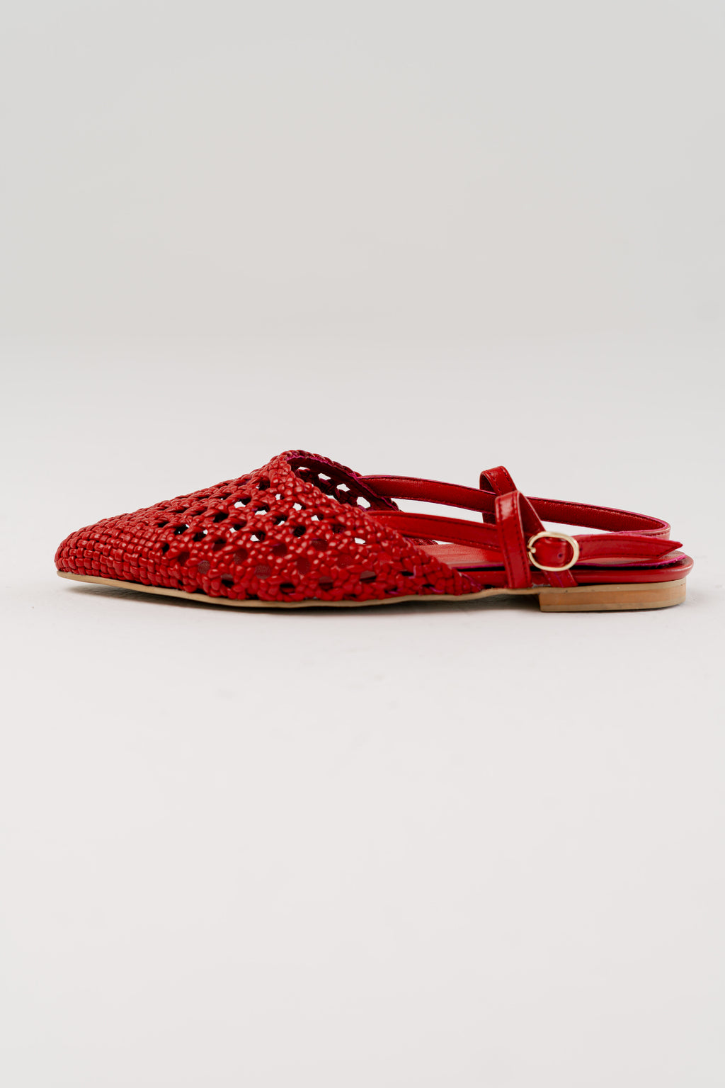 Rosa Slingback Sandals Red