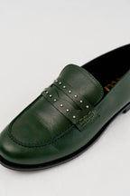Clara stud loafer Olive