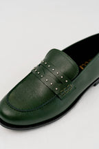 Clara stud loafer Olive