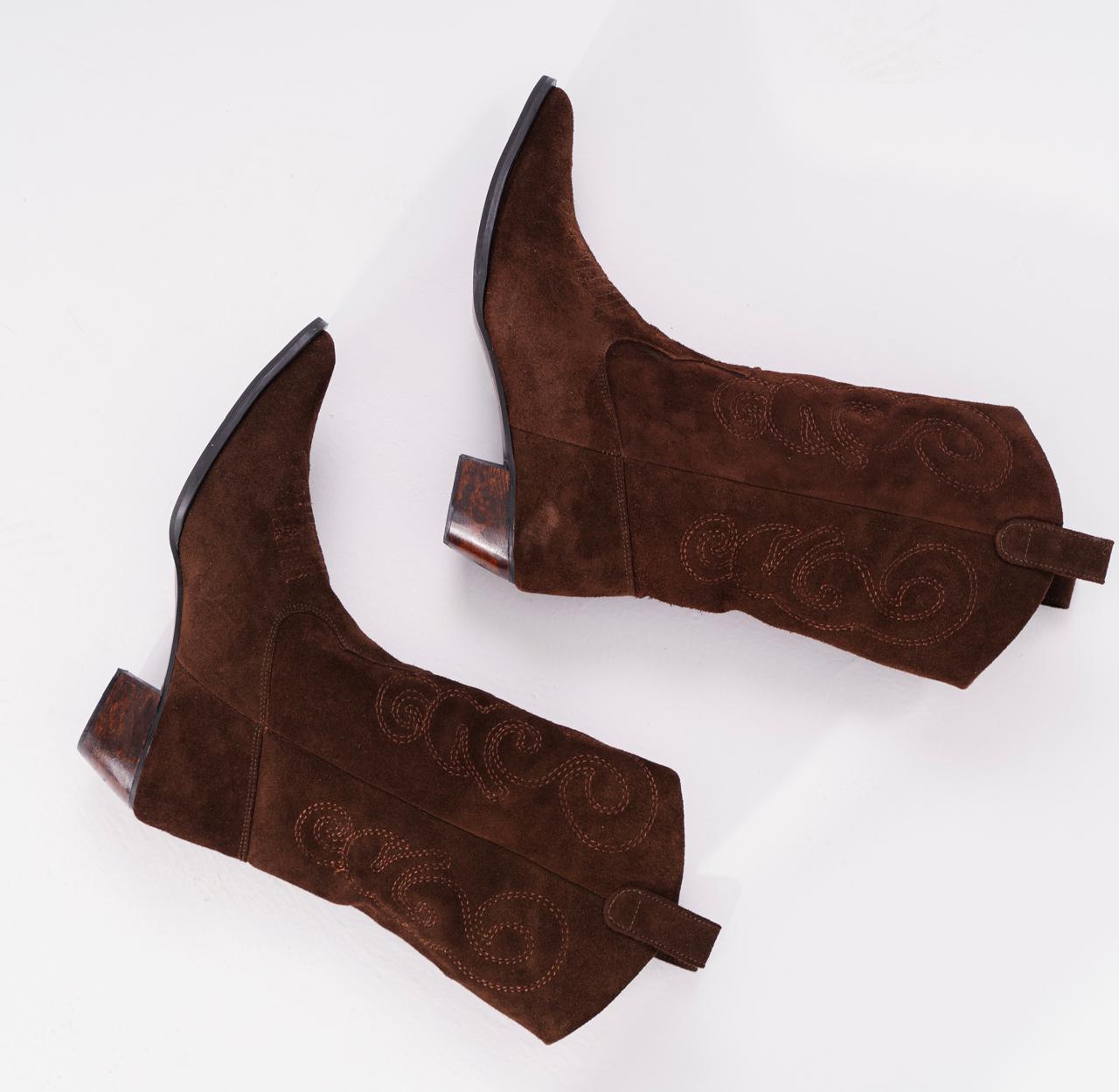 Nucci cowboy boots brown