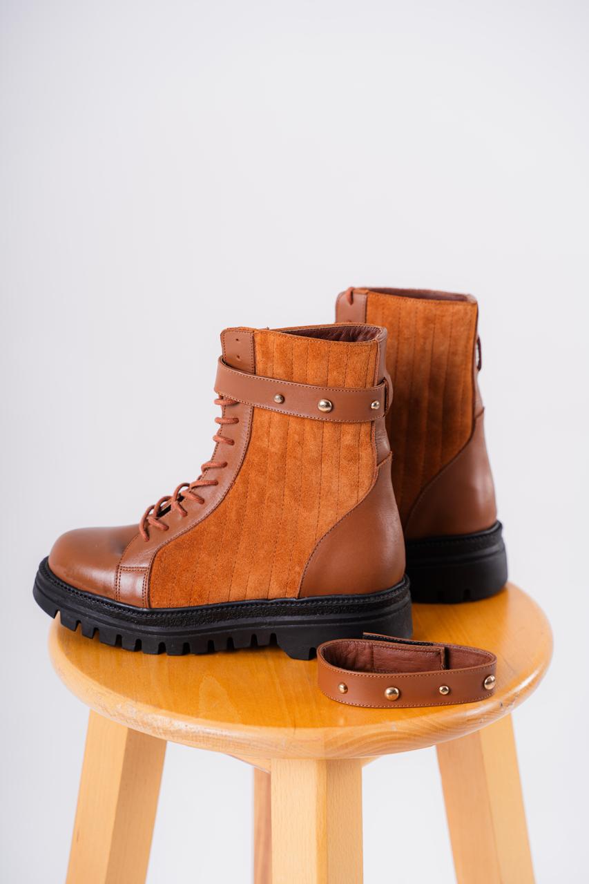 Nucci chunky boots camel